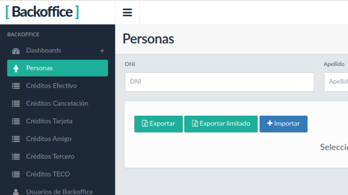 Plataforma de Créditos Online